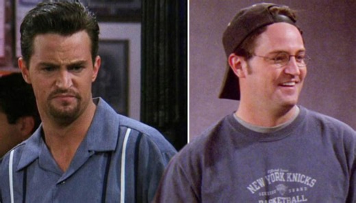 Why did Matthew Perry appear thinner in season seven of 'Friends'?