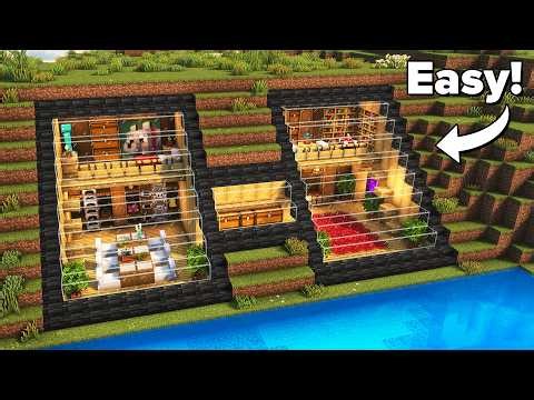 Minecraft: How to Build a Mountain House | Tutorial🏠
