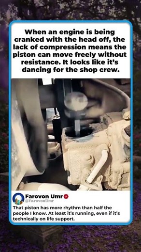 ENGINE HEAD GONE BUT STILL MOVING