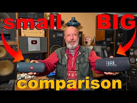 Mini JBL Flip Essential 2 vs. JBL Charge 5 Bluetooth Speaker Review