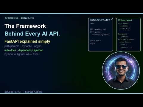 The Framework Behind Every AI API — FastAPI Explained | Ep 55