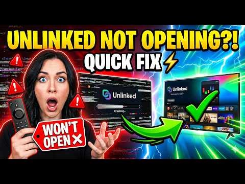 Unlinked NOT Opening on Fire Stick | Quick Solution