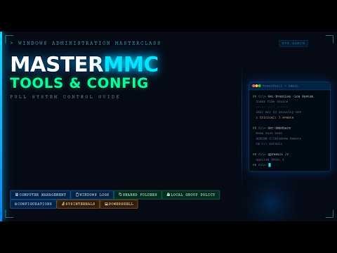 Master Windows MMC Tools: Computer Management, Logs, Group Policy & PowerShell Full Guide