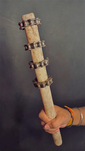 Making Chain Mace #survival #craft #art #diy #diycrafts #creative #artist #shortvideo #viralvideo