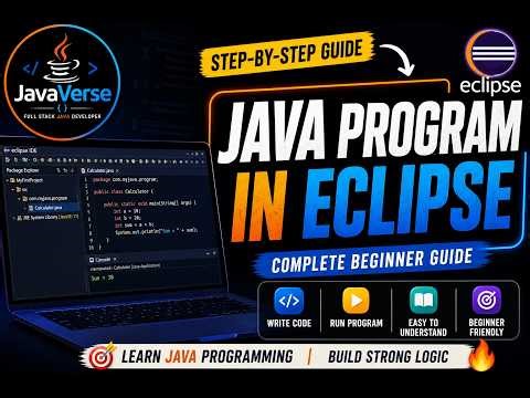 Day 6 - Java in Eclipse 🔥 (1 Min Tutorial)❤️Java Program in 60 Seconds