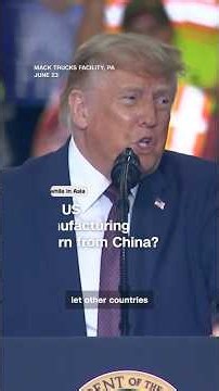 Can US manufacturing return from China?