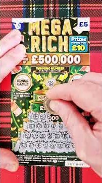 £5 National Lottery Scratch Card #lottery #scratchcard #shorts