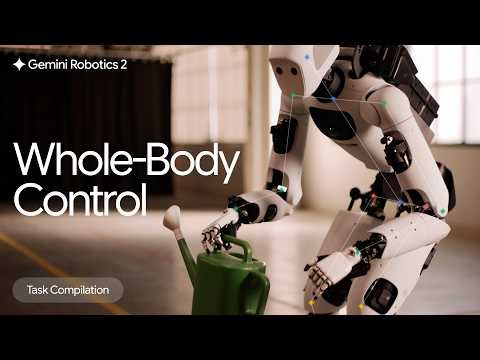 Tasks that require whole-body control with Gemini Robotics 2