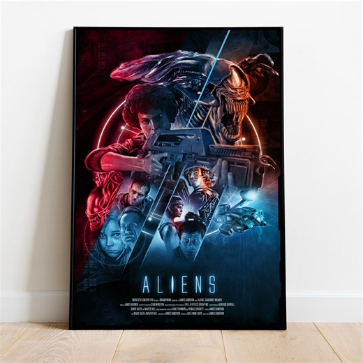 Alien Poster | Ripley Wall Art | Rolled Canvas Print | Gift Movie Poster • 2 - Etsy