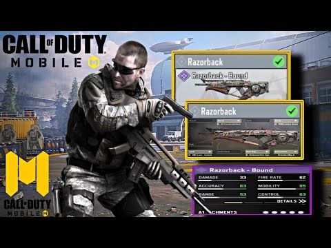 Razorback_Extreme Damage,High Movement,quick Ads speed,No Recoil,Cod Mobile Gun Attachment,2026 Meta