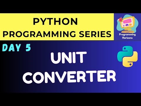 Build a Unit Converter App in Python | Easy Project For Beginners