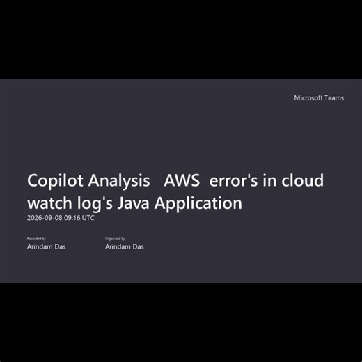 Debug AWS CloudWatch with GitHub Copilot in VS Code | Arindam Das posted on the topic | LinkedIn