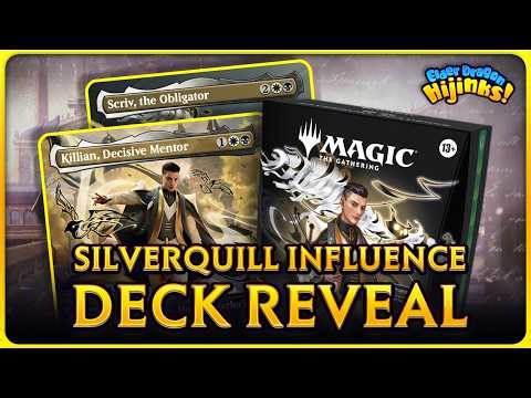 Silverquill Influence Full Deck Reveal | NEW AURA ENCHANTRESS COMMANDER | Secrets of Strixhaven MTG