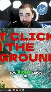 Change Your Windows Background in 10 Seconds!