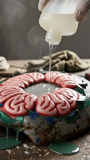 Corrosion on coatings. #OddlySatisfying #CleanSlateStudio #HomeImprovement #VisualASMR