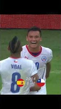 Chile vs Spain 2014 World Cup Highlights 🤩 #football #highlights