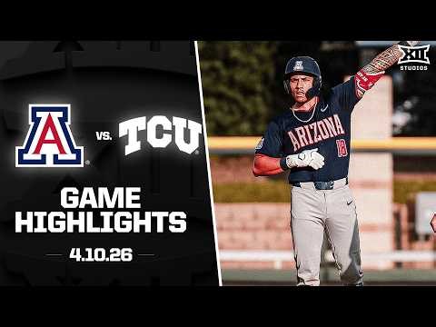 Arizona vs. TCU Highlights (4.10.26) | 2026 Big 12 Baseball