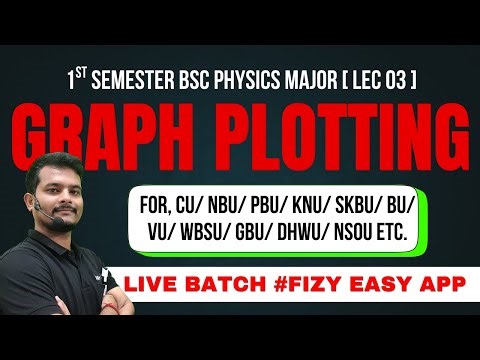 1st Semester Physics: Graph Plotting Tutorial by Pappu Sir