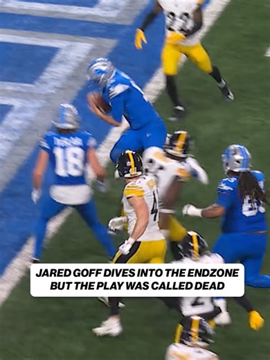 WHAT JUST HAPPENED #nfl #jaredgoff #lionsvssteelers #detroitlions #pittsburghsteelers