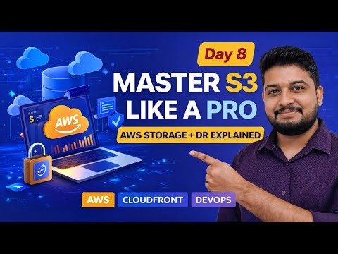 Day 8| MASTER AWS S3 Like a Pro 🔥 | Versioning, Lifecycle & Replication (Real Demo)