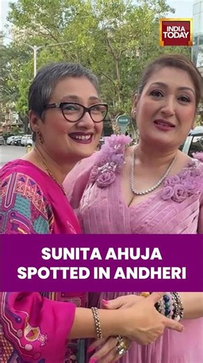 Sunita Ahuja Spotted In Andheri, Mumbai, Makes Stylish Public Appearance #shorts