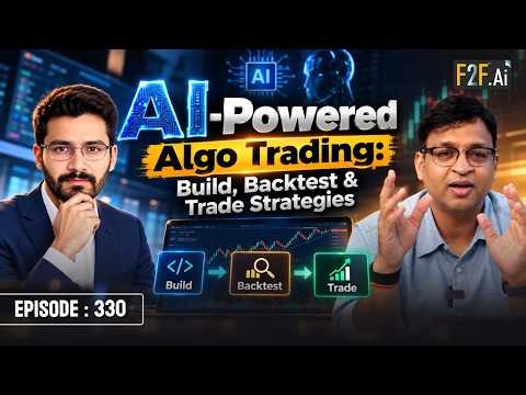 AI-Powered Algo Trading: Build, Backtest & Trade Strategies!#Face2Face with Mr. Saddam Shaik.
