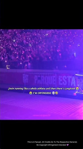 jimin running like a whole athlete and then there's jungkook 😭😭 I'M CRYINGGGG 💀🤣