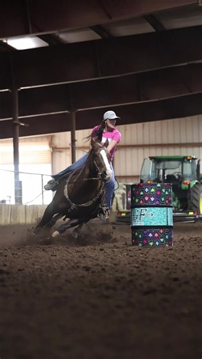 Exciting Barrel Racing Action from the Rodeo | RodeoTok