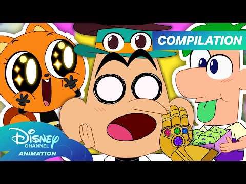 Chibiverse Full Episodes Compilation ✨ | Phineas and Ferb, Kiff and MORE! | @disneychannelanimation