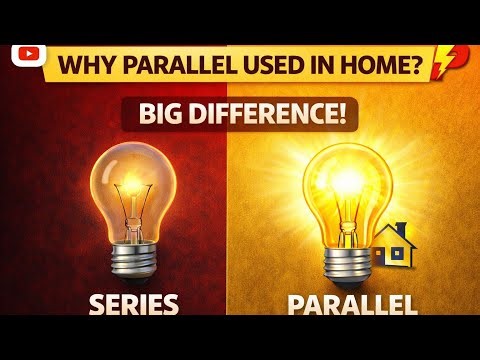 Series vs Parallel Connection 🔥 | Why Parallel is Used in Home Wiring?