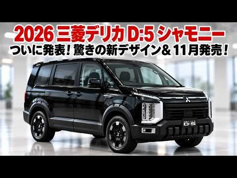 【ついに正式公開】2026年 三菱デリカD:5 シャモニー Finally Unveiled! 衝撃の新デザインと11月発売の全貌