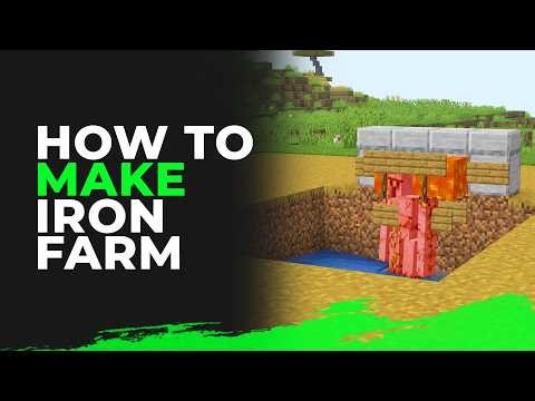 Easy Iron Farm in Minecraft 26.1 (Tutorial)
