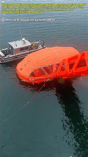 Testing a Marine Evacuation System : How a Ship Deploys an Emergency Escape Slide