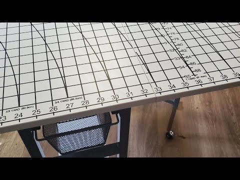 My new sewing/cutting table