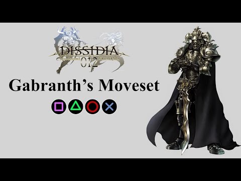 Gabranth's Moveset | Bravery Attacks, HP Attacks & EX Burst【Dissidia 012 Final Fantasy】