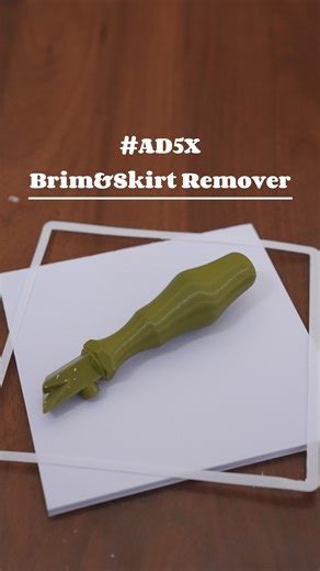 Still peeling brims with your fingernails? Yeah… you don’t have to. 😏 Printed on: Flashforge AD5X Design by: Manuarmata(Makerworld) #3dprinting #3dprints #brimremover #flashforge | Flashforge