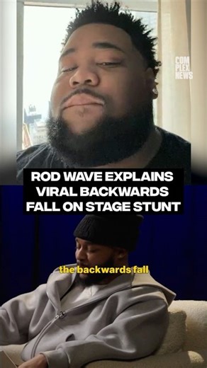 Rod Wave explains his viral backwards falling-on-stage stunt #complexnews