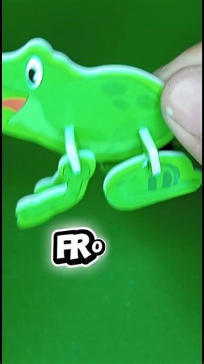 ​DIY Jumping Frog Toy 🐸 | No Glue, No Scissors ASMR ✨ #toys #3d #diy