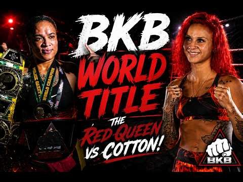 Women's Bare Knuckle World Title: Jozette Cotton vs "Red Queen" Driver | BKB Full Fight