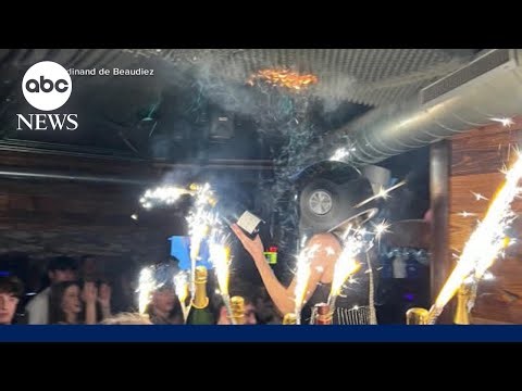 Officials say champagne sparklers likely caused Swiss resort fire