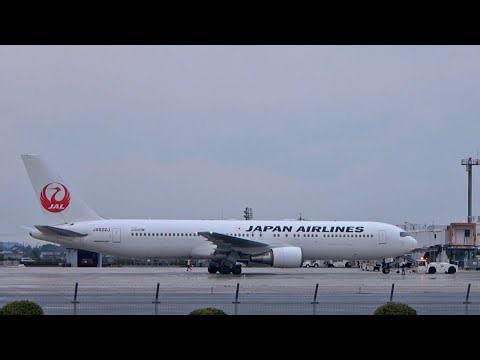 [4K] Japan Airlines Boeing 767-300ER JA622J 出雲縁結び空港を出発 ／ Izumo Airport Sunday, December 28, 2025