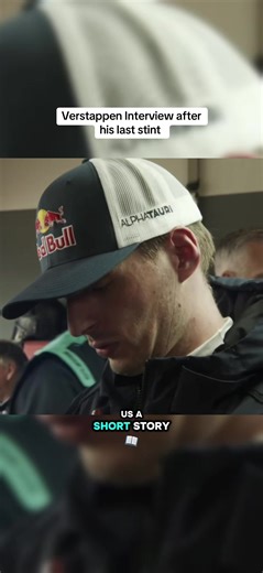 Max Verstappen's Nürburgring 24H Interview