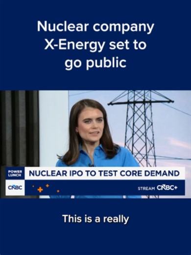 CNBC’s Pippa Stevens discusses the expected IPO of nuclear energy company, X-Energy. Watch more at the #linkinbio or the link on screen. #CNBC