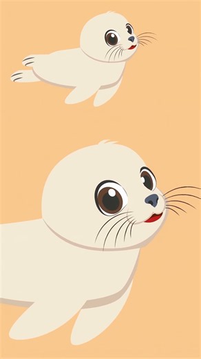 I'm a Baby Seal | Baby Shark Friends | Sing along | Little Fish tales | #littlefish