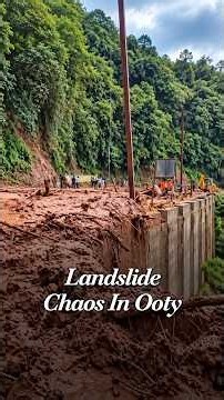 Heavy Rain Triggers Multiple Landslides on Nilgiris Highway, Traffic Halted