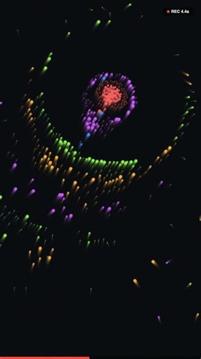 👽 Vibe Coded an Alien Ocean 🌊 – Particle Life Generator!