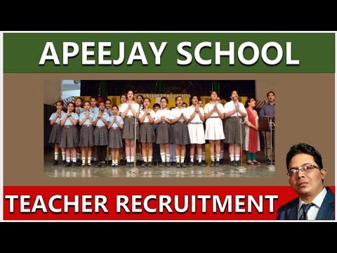 APEEJAY SCHOOL PITAMPURA II TEACHER RECRUITMENT 2026 II TEACHING JOB II PGT II TGT II PRT