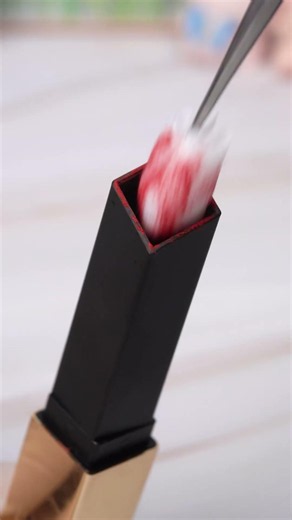 How to FIX YSL Lipstick 💯 #shorts #satisfying #DIY #lipstick #fyp #makeuprepair