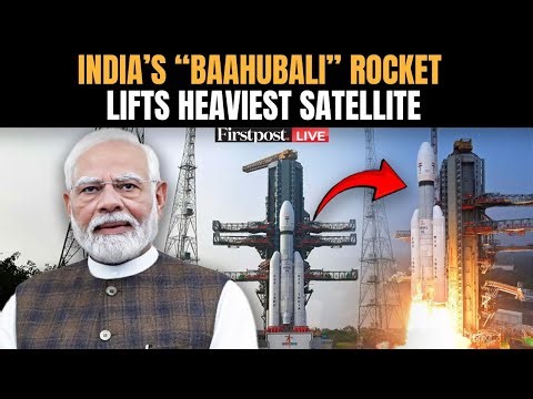 LIVE: India’s “Baahubali” Rocket Lifts Heavy BlueBird Block-2 Satellite | Firstpost Live | N18G