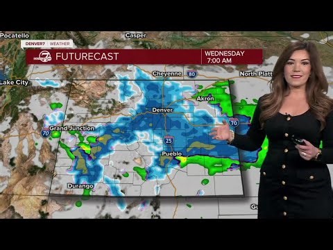 Heavy, wet snow slams Denver metro, Front Range mountains through midday Wednesday